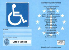 Contrassegno europeo disabili unificato