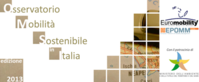 Immagine copertina presentazione di sinteri del rapporto sulla mobilità sostenibile in Italia sulle principali 50 citta in Italia Ed. 2013